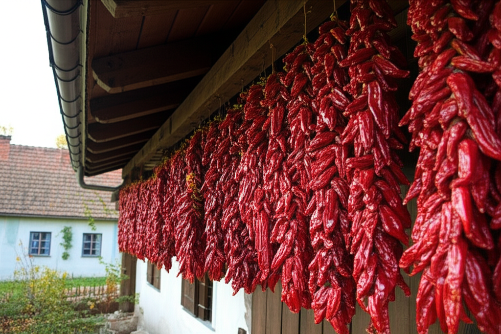 Paprika füzérek